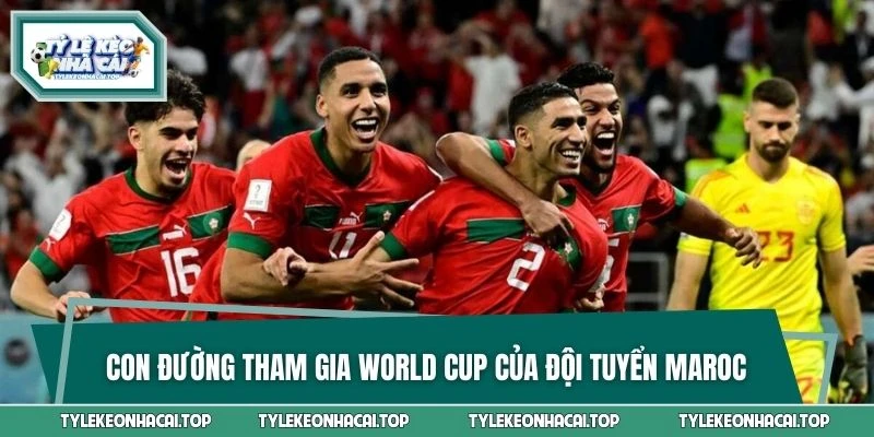 Con đường tham gia World Cup của đội tuyển Maroc